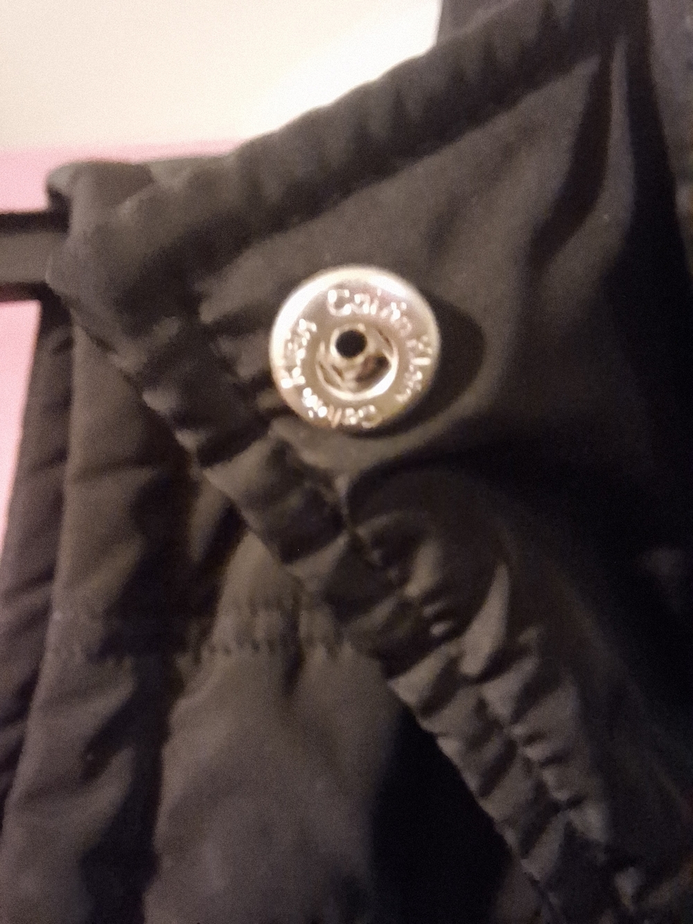 *** 3 for $15*** Calvin Klein Black Quilted Puffer Vest with Logo Trim - Picture 5 of 9